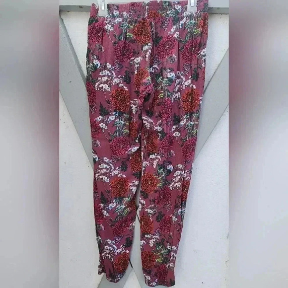Beach Riot Colorful Floral Jogger Pants Boho Loungewear with Pockets S - Picture 6 of 6